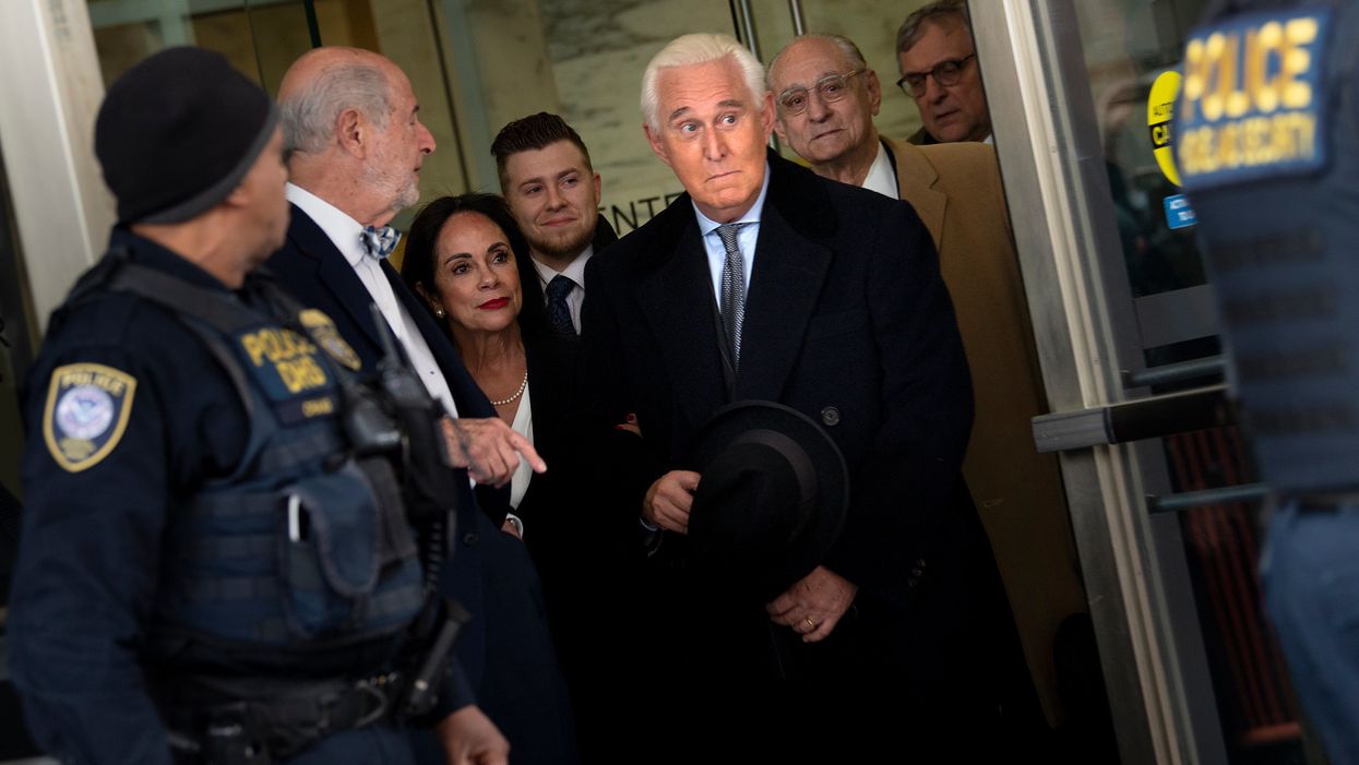 Roger Stone sentenced to over three years in prison on charges stemming from the Mueller probe