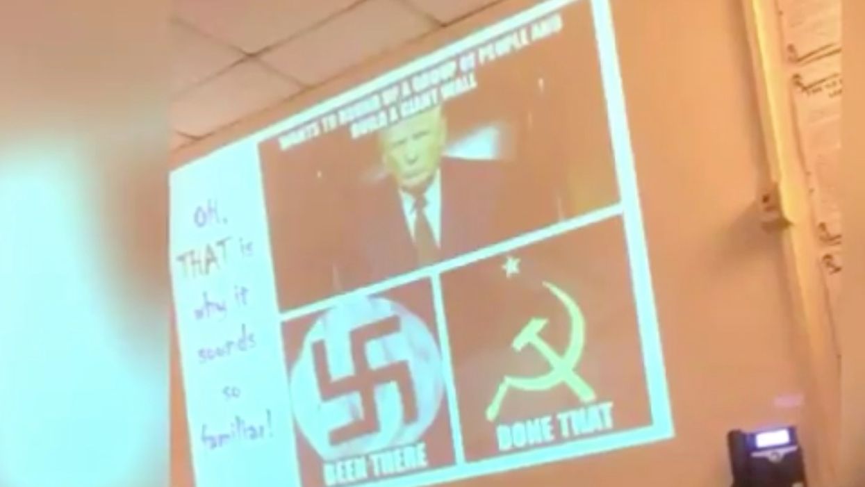 Baltimore County AP history lesson compares President Trump to Nazism, communism