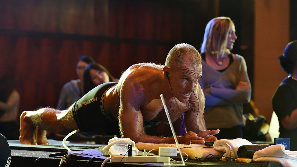 A 62-year-old former Marine broke the world record by planking for over 8 straight hours