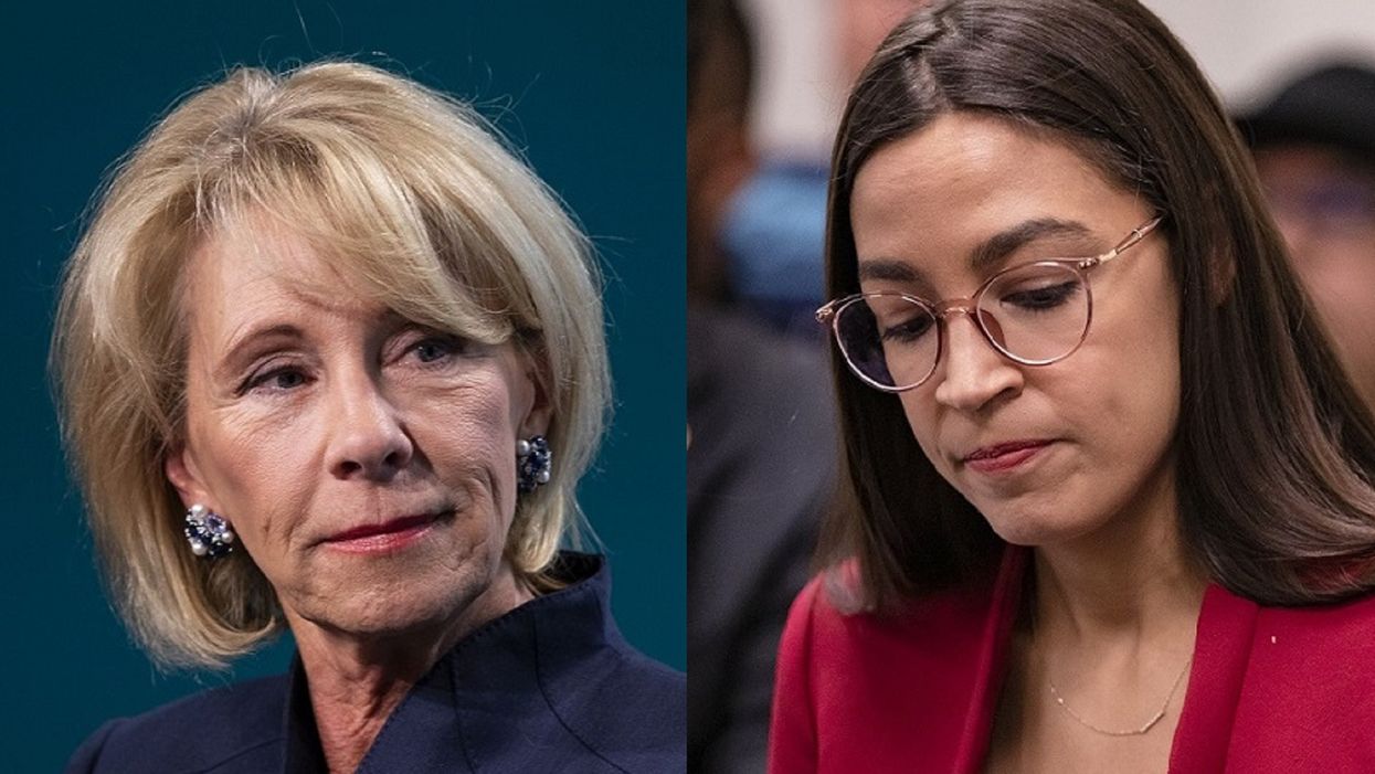 Education Secretary Betsy DeVos calls out AOC's hypocrisy on school choice