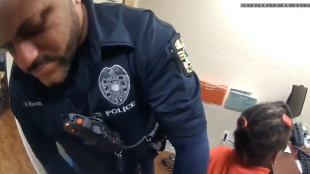 Bodycam footage shows heartbreaking arrest of sobbing 6-year-old girl at Florida school: ‘Please let me go!’