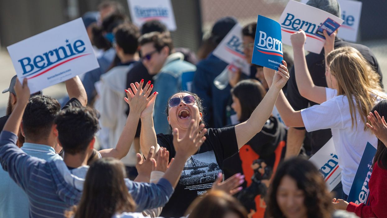 Bernie supporters are hounding Democratic officials at their homes late at night with bullhorns