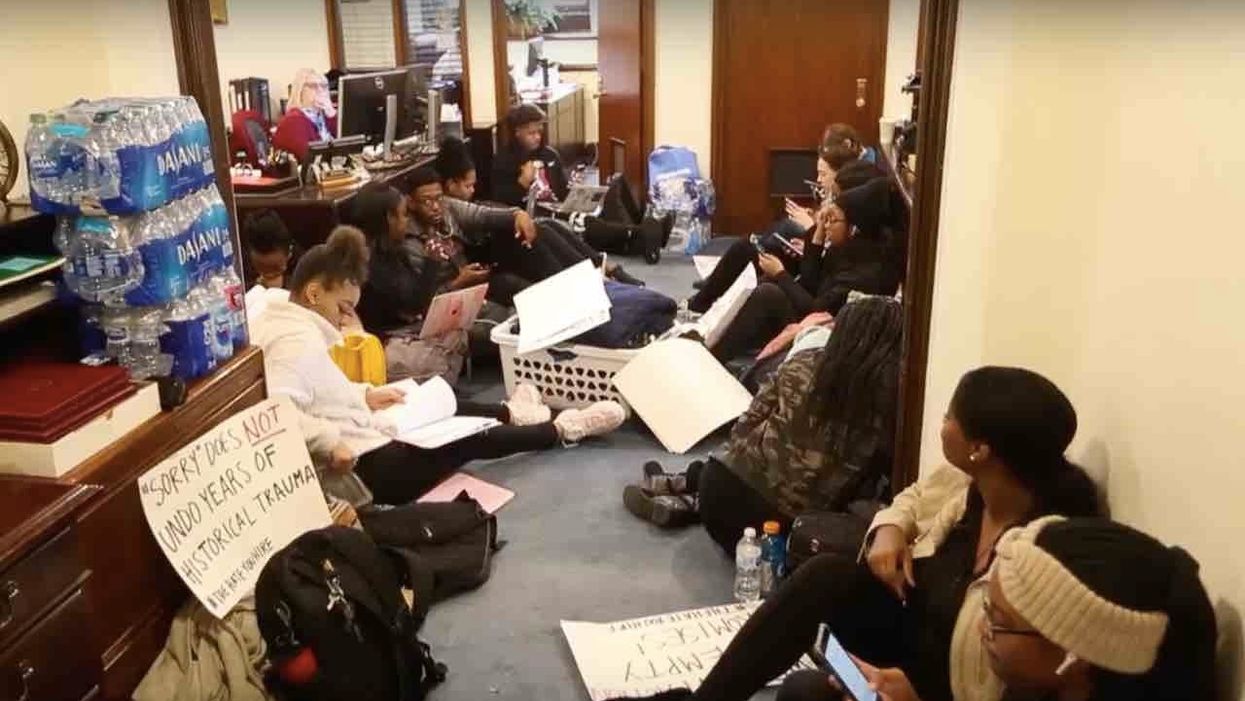 History prof gives 'trigger warning' to class before reciting historical document containing N-word. Student sit-in, hunger strike follow.