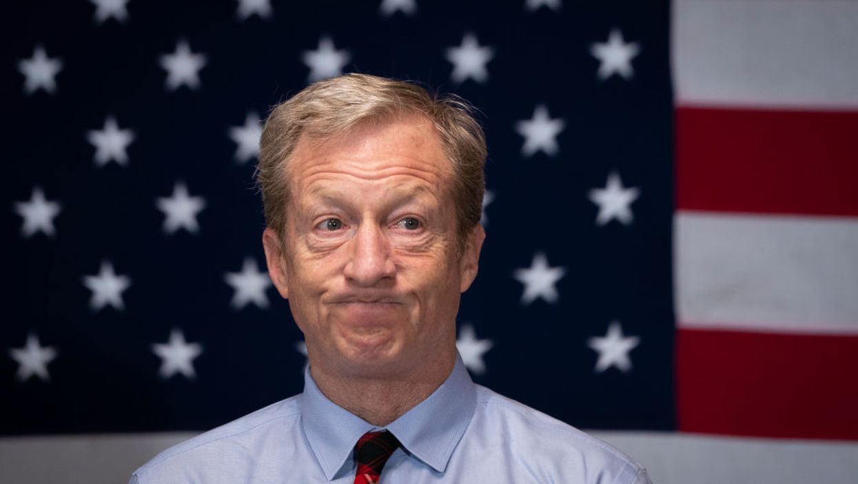 VIDEO: Tom Steyer campaigns for black voters by dancing to Juvenile's 'Back Dat A** Up'