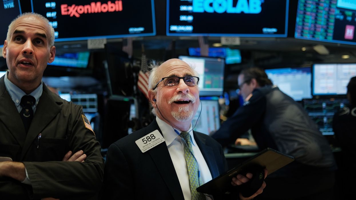 Wall Street roars back with record-breaking point gains