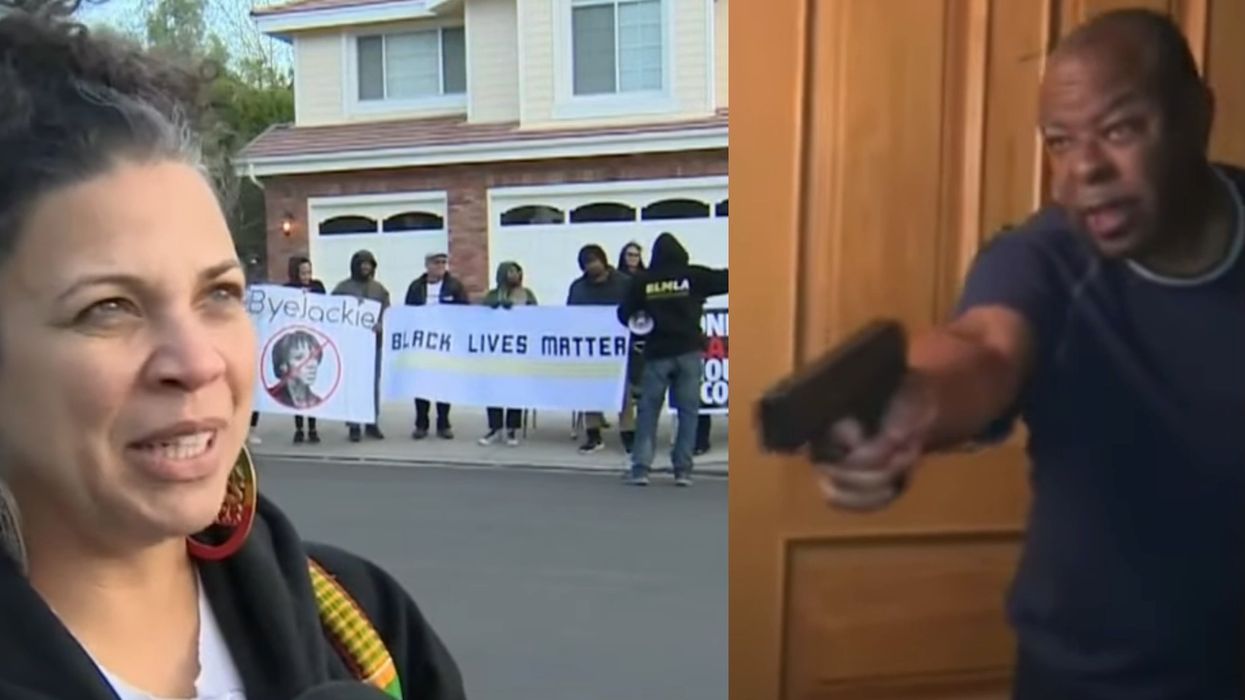 Husband of Los Angeles DA pulled a gun on Black Lives Matter protesters, threatened to shoot — and it was caught on video