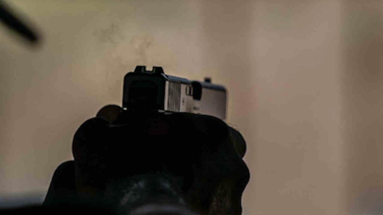 Man forces way through home's front door, meets homeowner and his gun, cops say. The encounter proves to be suspect's last.