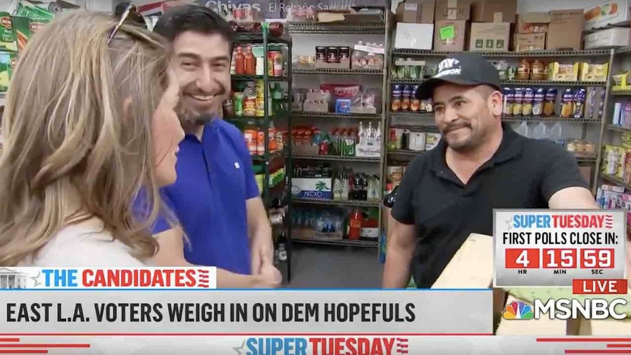 Latino supporter of Bernie Sanders admits his daughter is voting for President Trump — and MSNBC's Katy Tur is shocked