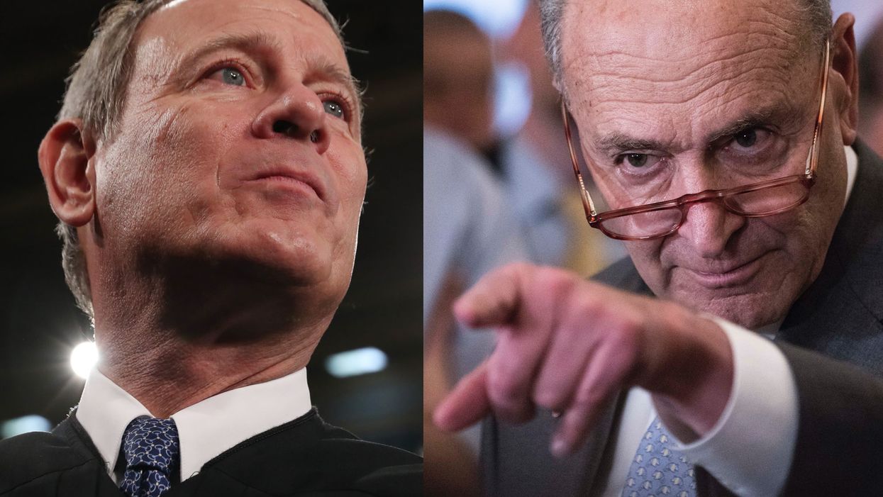 Chief Justice John Roberts rebukes Schumer over his 'dangerous' comments about abortion case and he is not happy about it
