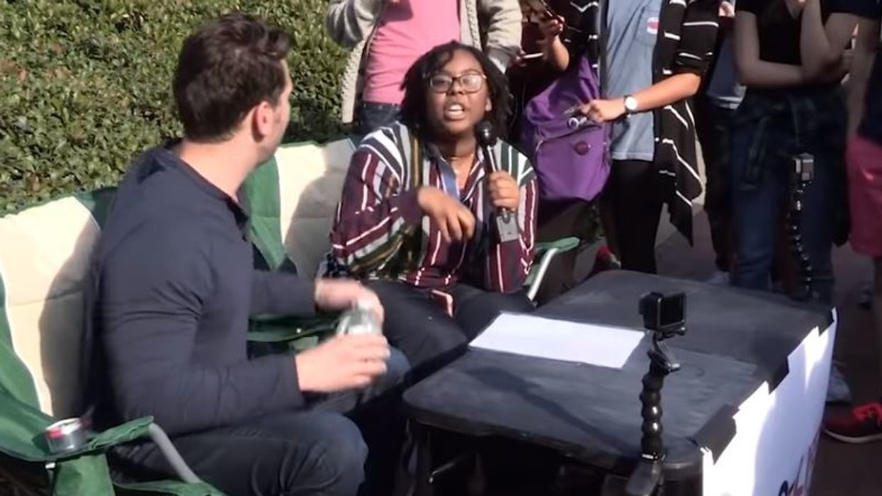 Steven Crowder DESTROYS pro-abortion girl's non-argument