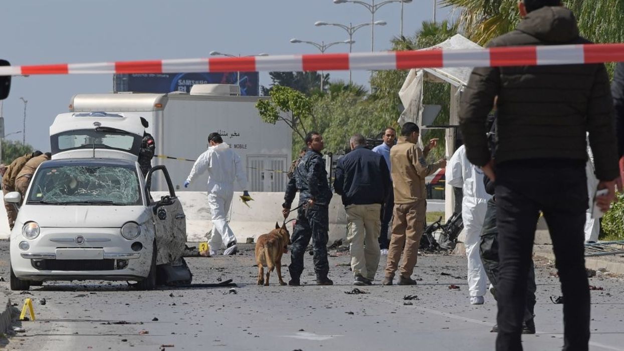 Report: Suicide bombers set off explosion near US Embassy in Tunisia, killing one police officer, wounding others