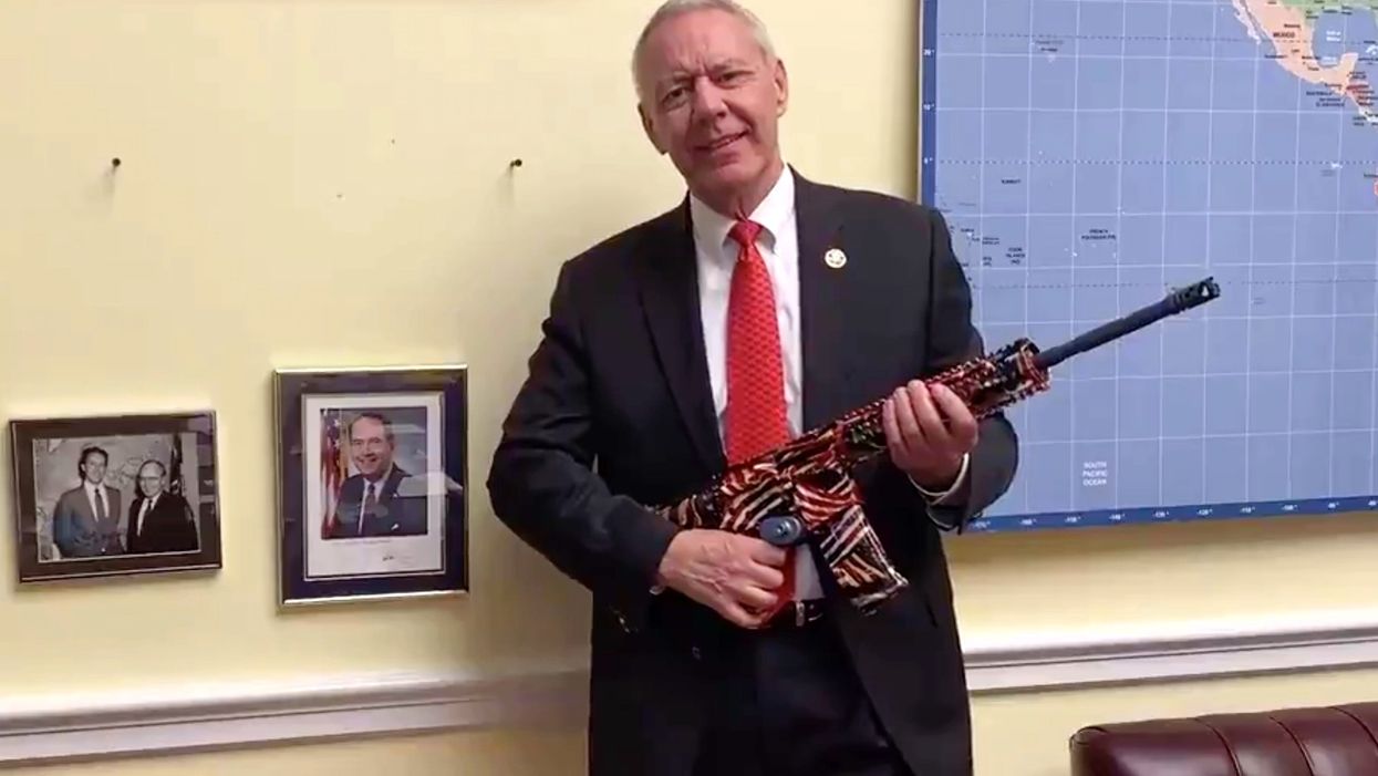 Republican congressman dares Biden and Beto to 'come and take' his AR-15, and Democrats are really angry about it