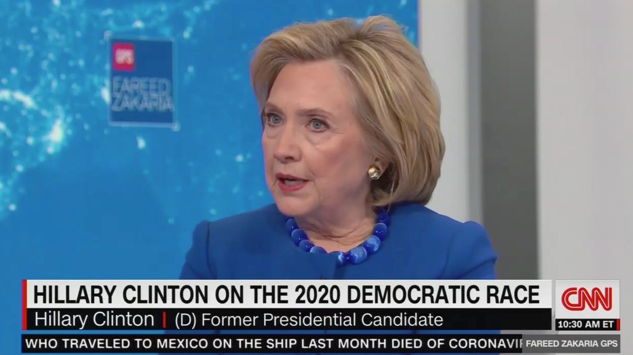 Hillary Clinton predicts bad news for Dem Party if Bernie wins nomination, good news for Trump