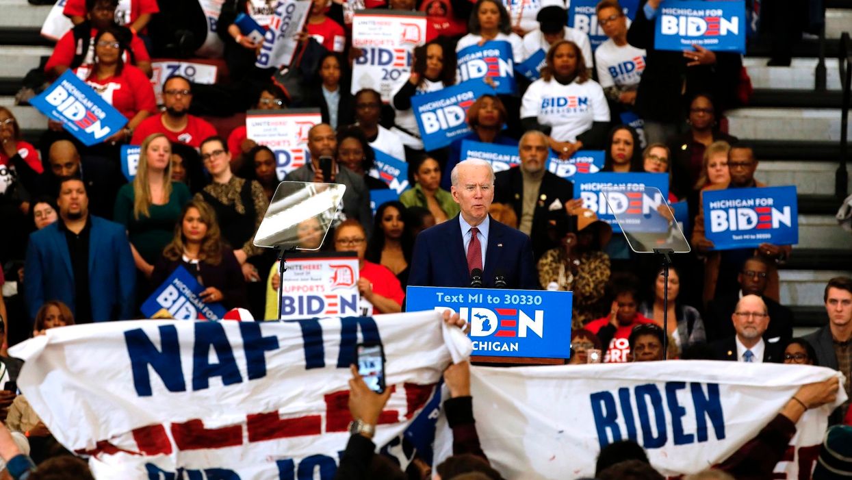 Detroit rally for Joe Biden descends into chaos — and he blames Trump
