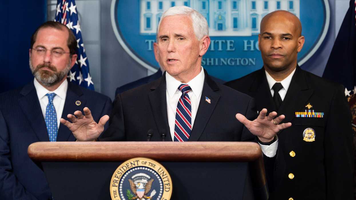 VP Pence announces that health insurance companies will waive copays related to coronavirus testing