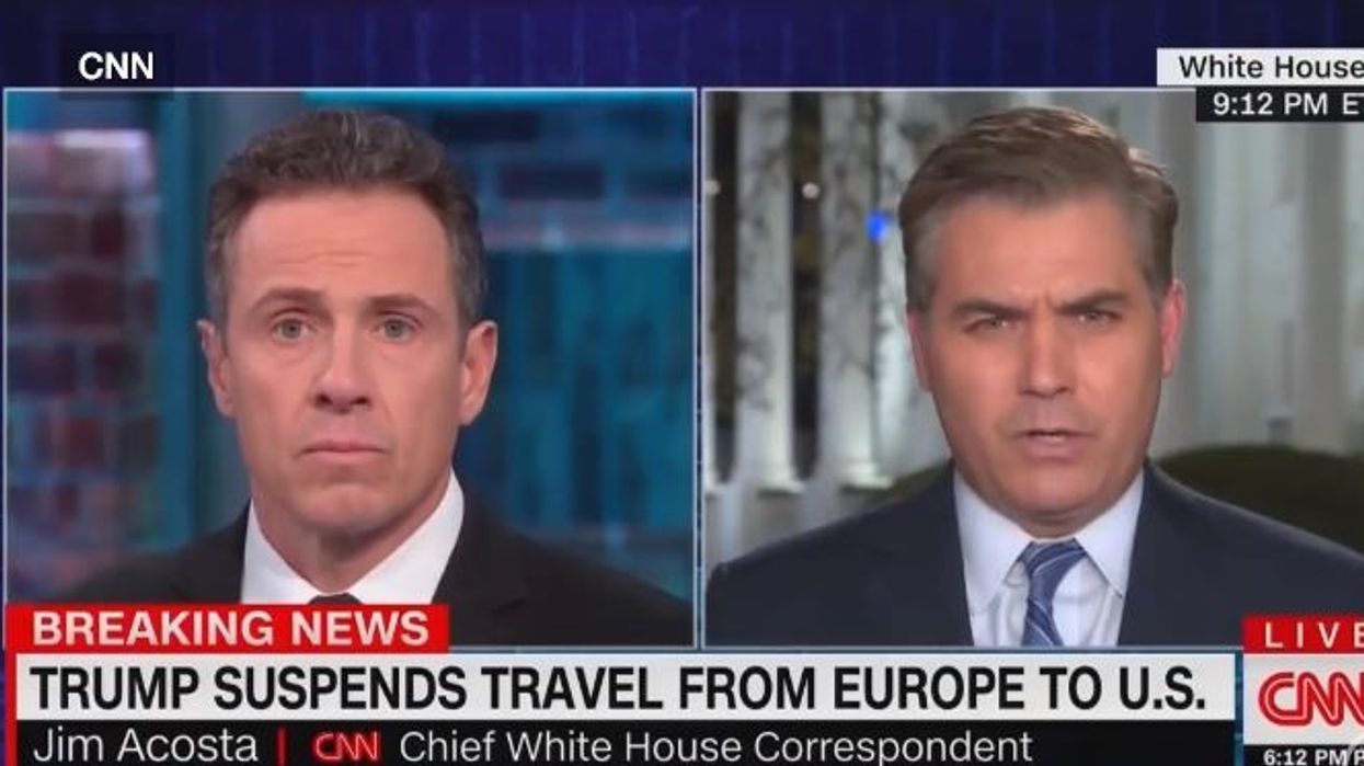 Predictable CNN berates Trump's EU travel ban