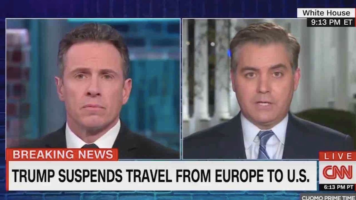 CNN's Jim Acosta, Chris Cuomo criticized President Trump for tying coronavirus to China — but video mash-up highlights their hypocrisy