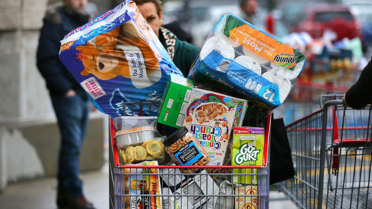 Coronavirus panic buying is clearing shelves of toilet paper, soap, and hand sanitizer