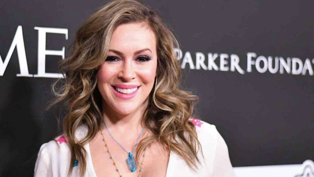 Alyssa Milano says she got teary watching Biden's speech in which he blasted Trump on coronavirus: 'Thank God for his leadership during this crisis'