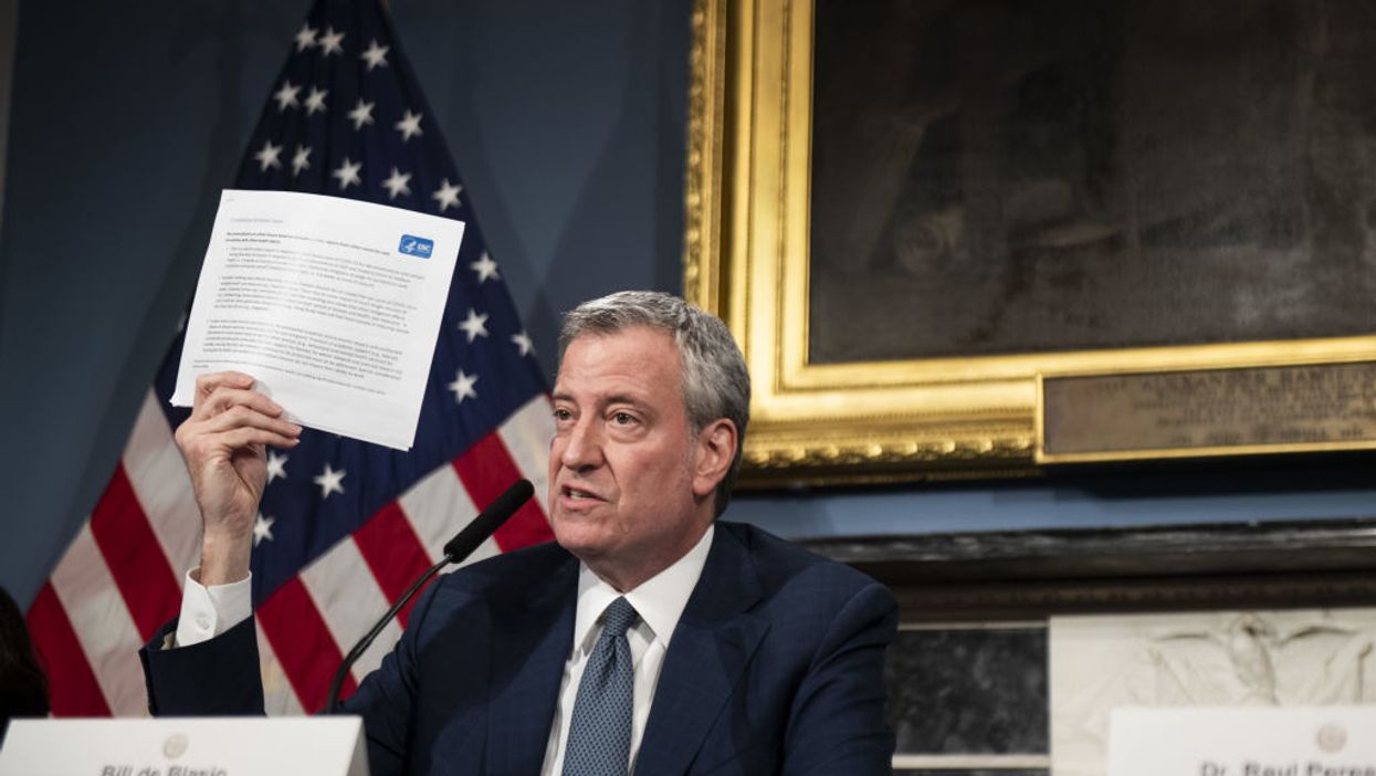 NYC's Bill de Blasio is citing a bogus statistic as the 'top reason' for keeping public schools open