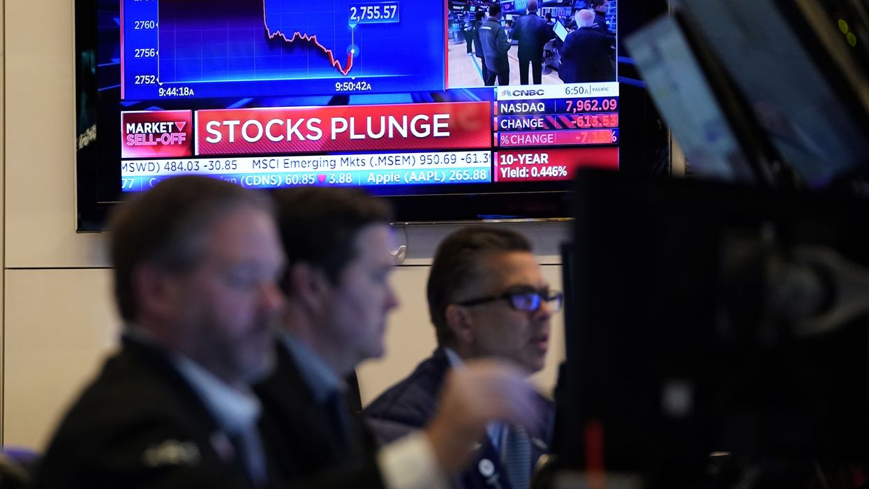 Stocks plunge dramatically at opening as coronavirus concerns fuel trading halt