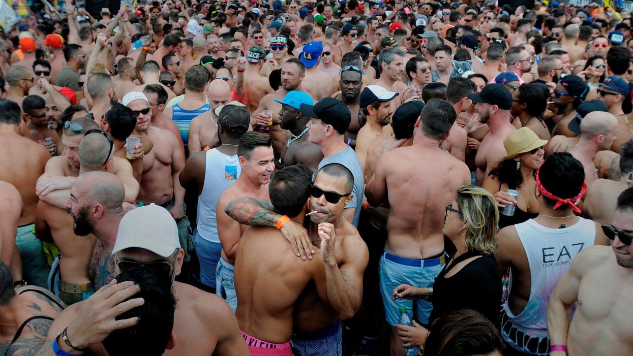 10,000 revelers from across the country turn out for gay festival. Several later test positive for COVID-19.