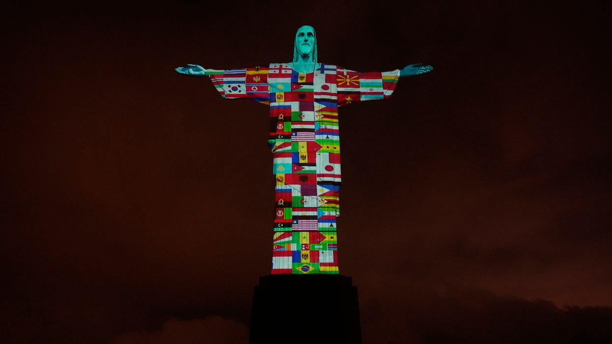 Brazil’s Christ the Redeemer statue debuts gripping tribute to COVID-19-stricken countries
