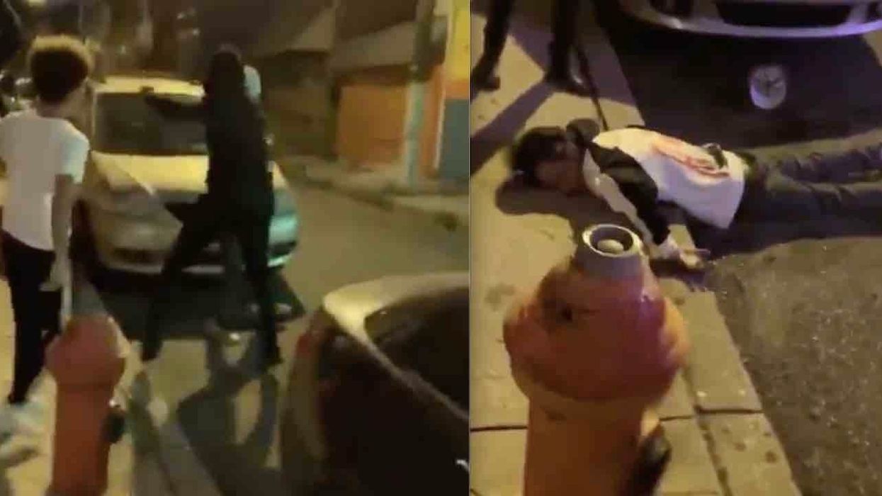 VIDEO: Thug sucker-punches man who appears to be Asian on Philly street. Victim falls face-first on curb while others cheer attack.