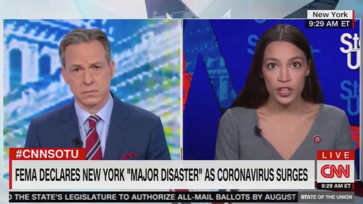 Jake Tapper lets AOC repeat lie about President Trump on air, then admits he knew she was lying