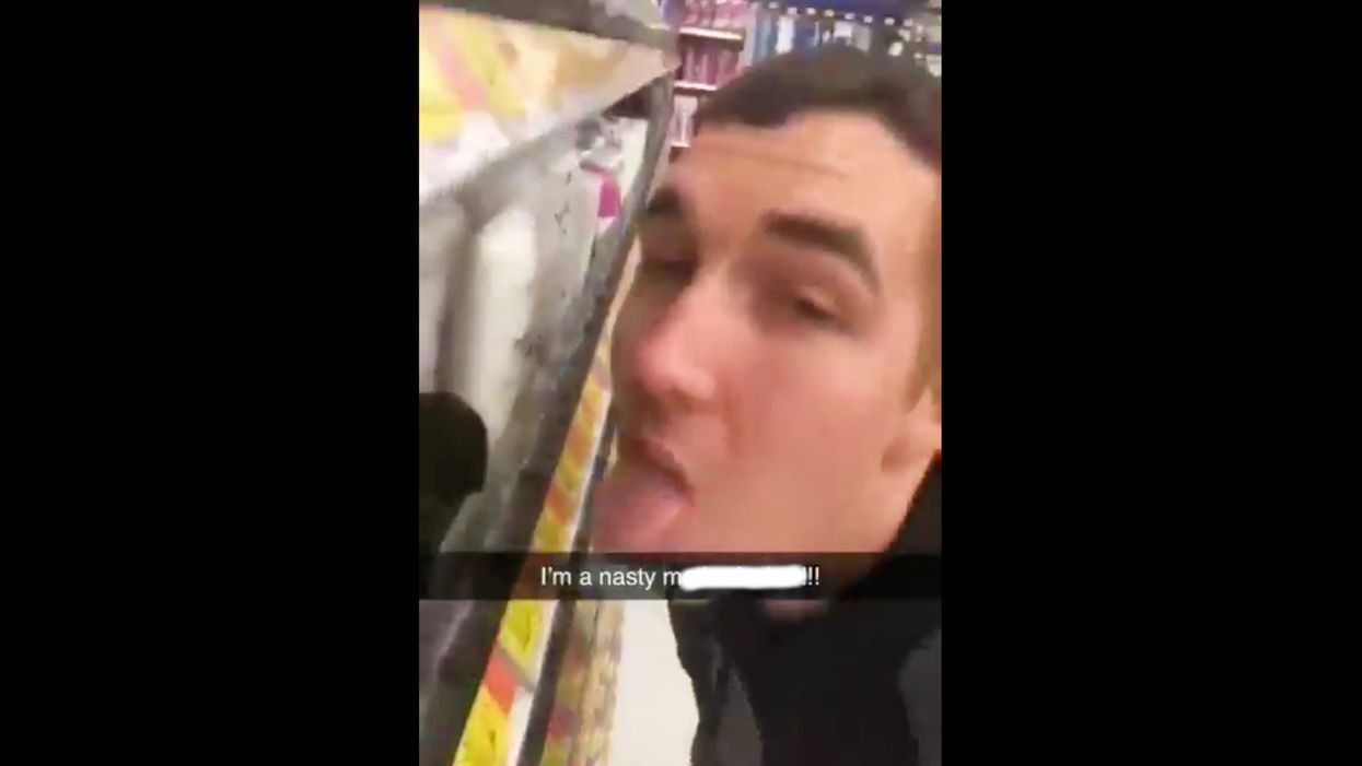 Man licks Walmart deodorants amid coronavirus pandemic; another intentionally coughs on a Wegmans clerk. Now they're being charged with making terroristic threats.
