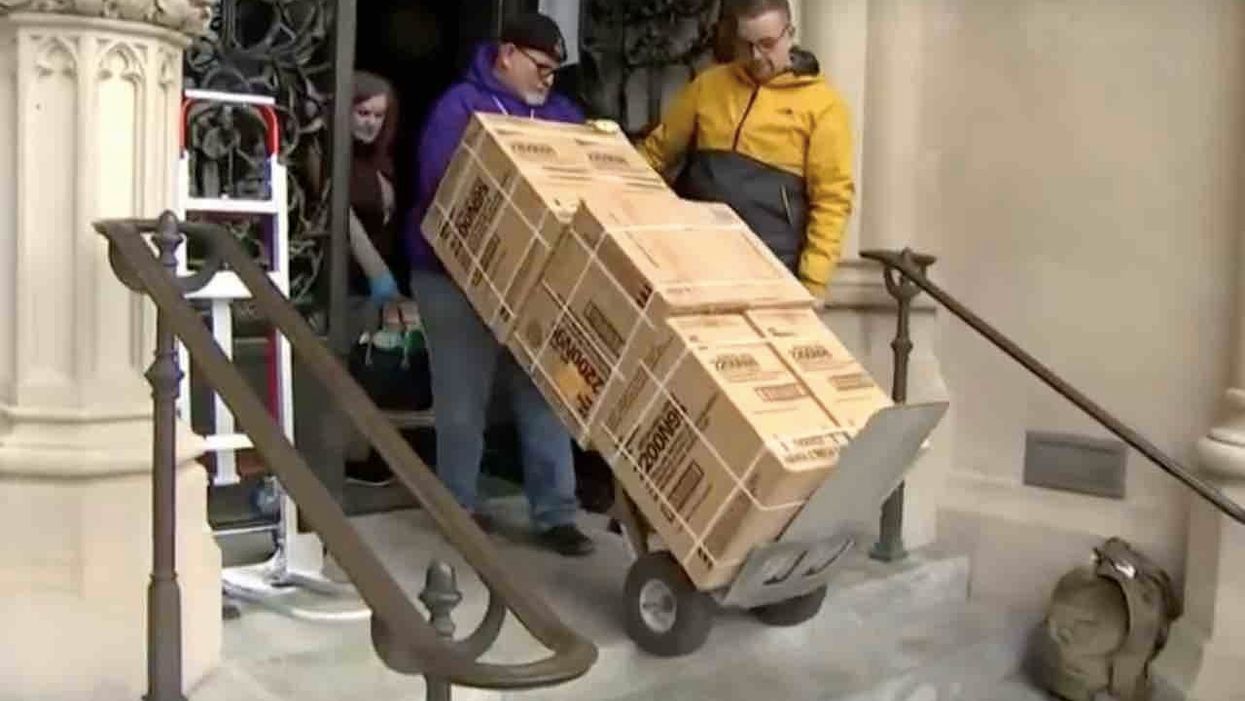 5,000 respirator masks found in crypt of DC National Cathedral. They'd been in storage since 2006 bird flu scare — and now are being donated for coronavirus.