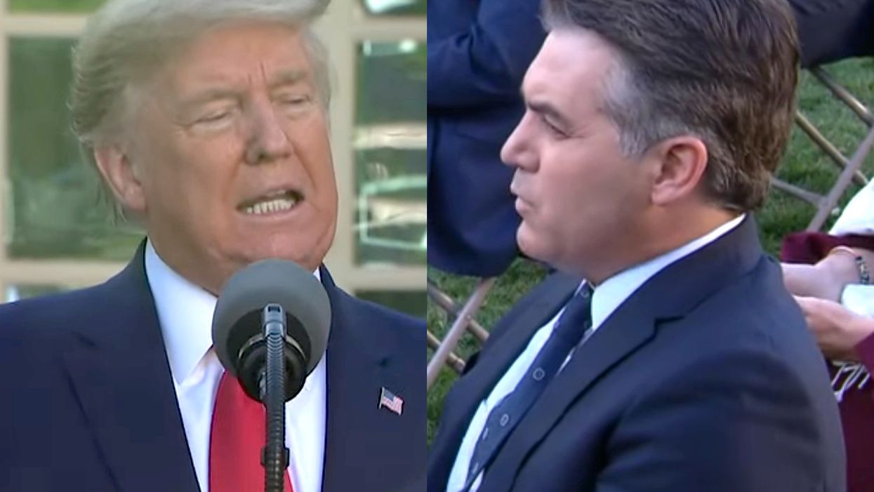 President Trump berates Jim Acosta at coronavirus briefing over 'nasty, snarky' question