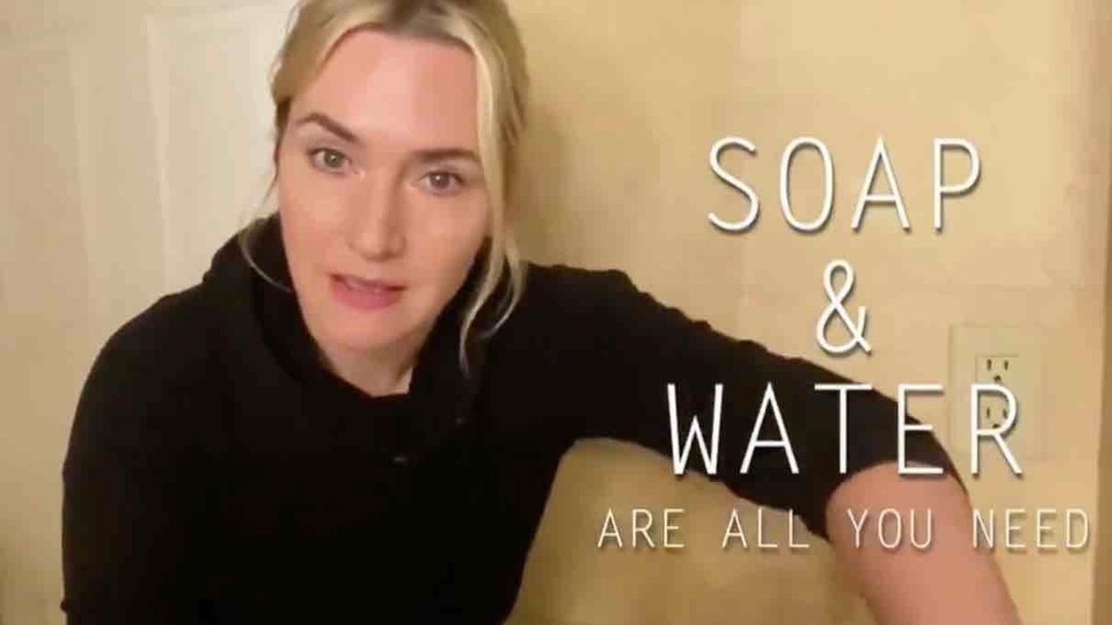 'Contagion' star Kate Winslet teaches us how to wash our hands to prevent COVID-19 spread — and gets mercilessly mocked
