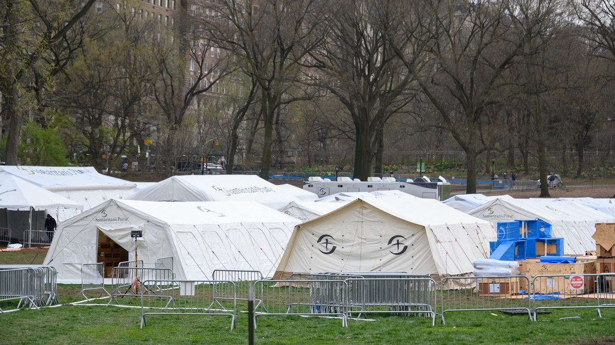 NYC Mayor Bill de Blasio sends staff to monitor Christian coronavirus tent hospital over unfounded fear of LGBTQ patient discrimination