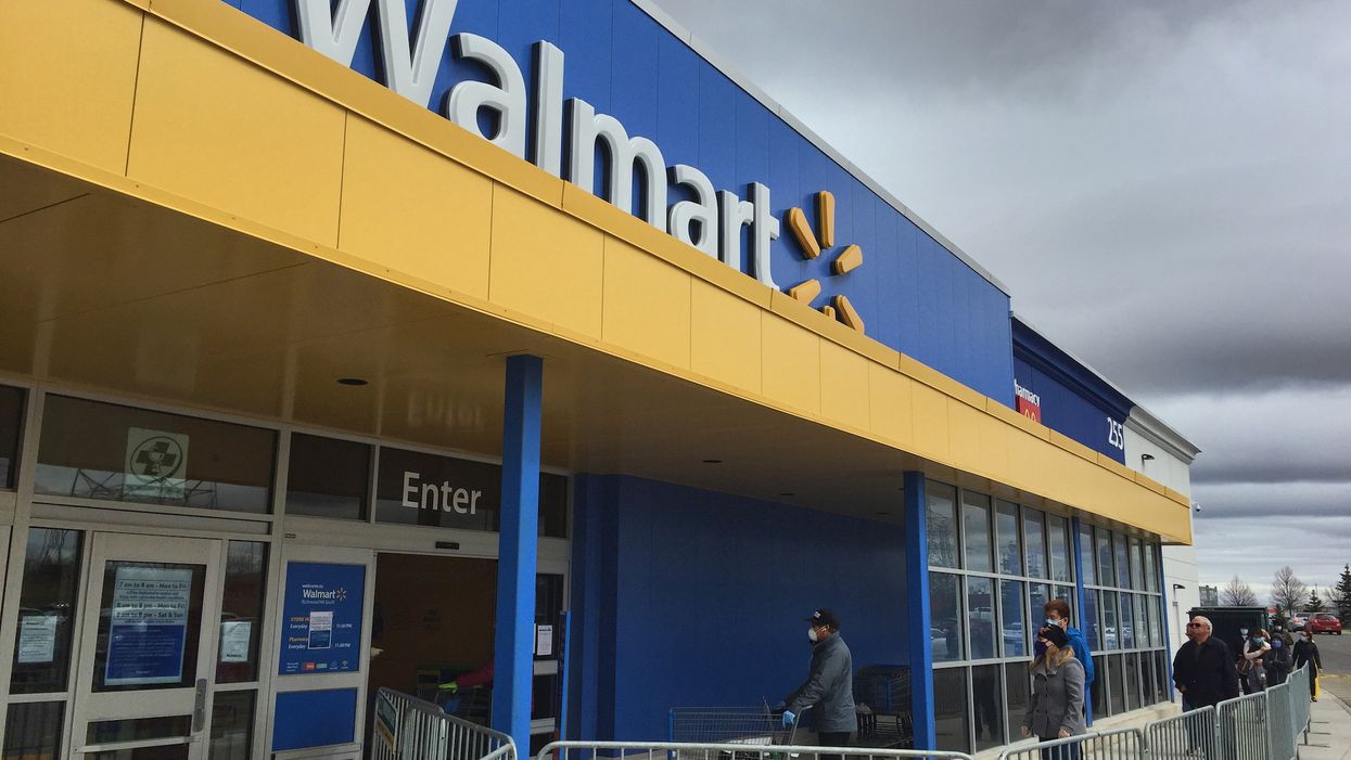 A security guard told a man he couldn't enter Walmart over social distancing. The man then rammed his car into the guard.