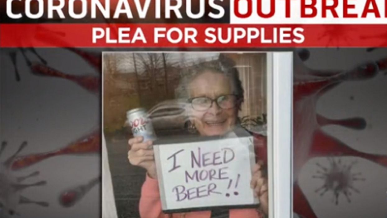 93-year-old woman who issued a plea for 'more beer' gets a special delivery