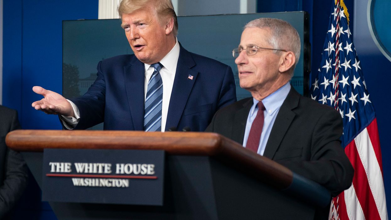Media want Trump to #FireFauci — he's NOT having it: 'Sorry fake news'