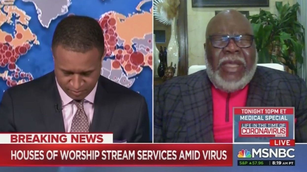 'Totally unscripted': MSNBC host reveals story behind TD Jakes' viral on-air prayer on the liberal cable outlet