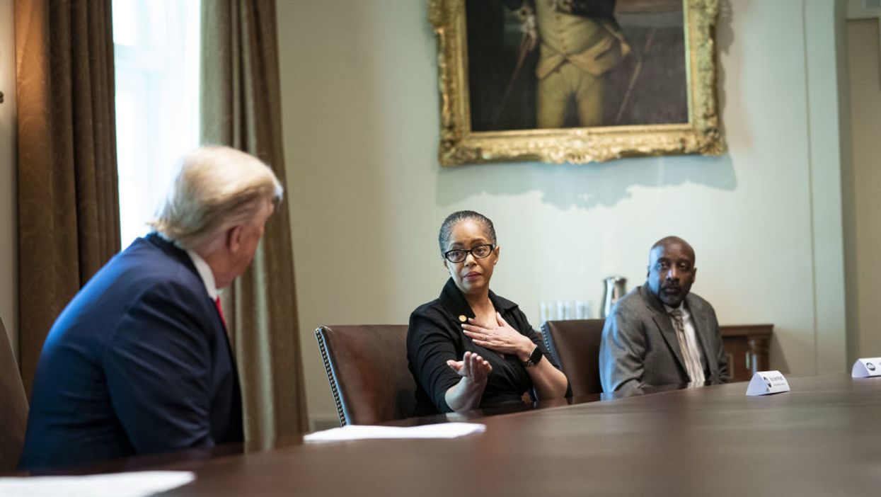 VIDEO: President Trump meets the Michigan Democrat who credited him with saving her life: Had Trump not pushed HCQ drug, 'I wouldn't be here today.'