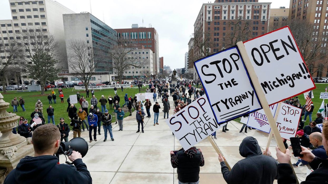 Commentary: Tyrants are using the coronavirus to bully the American people. It's time to put a stop to it.