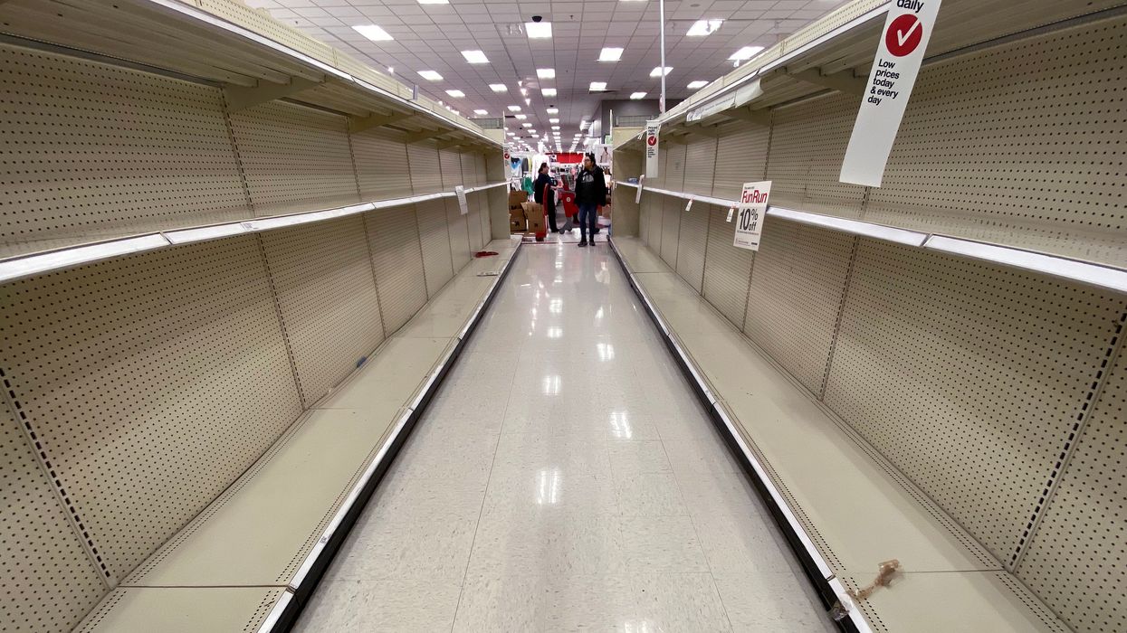 Man buys $10,000 in sanitizer, toilet paper. He tries to get a refund — but the store owner gives him the middle finger instead.