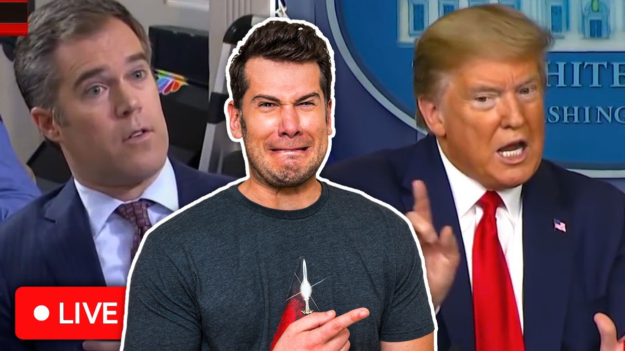 TODAY LIVE: Steven Crowder set to livestream President Trump's press briefing