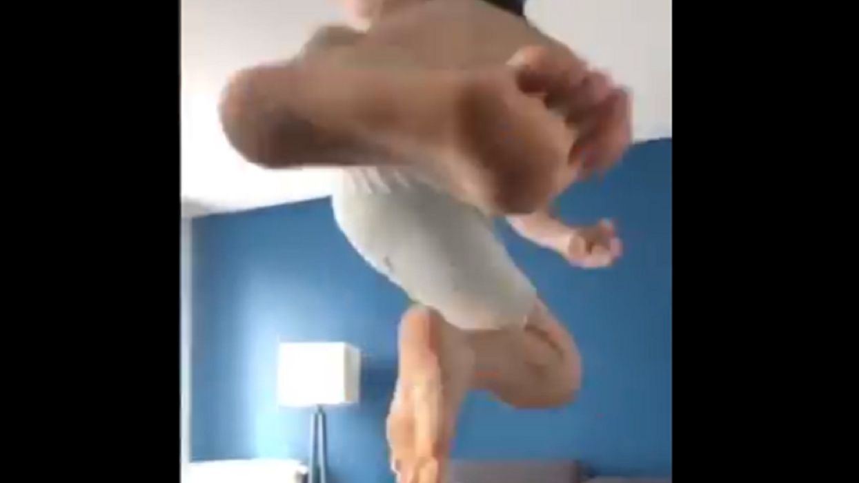 Watch: Quarantined stuntmen (and women) show off their moves in epic viral 'fight'