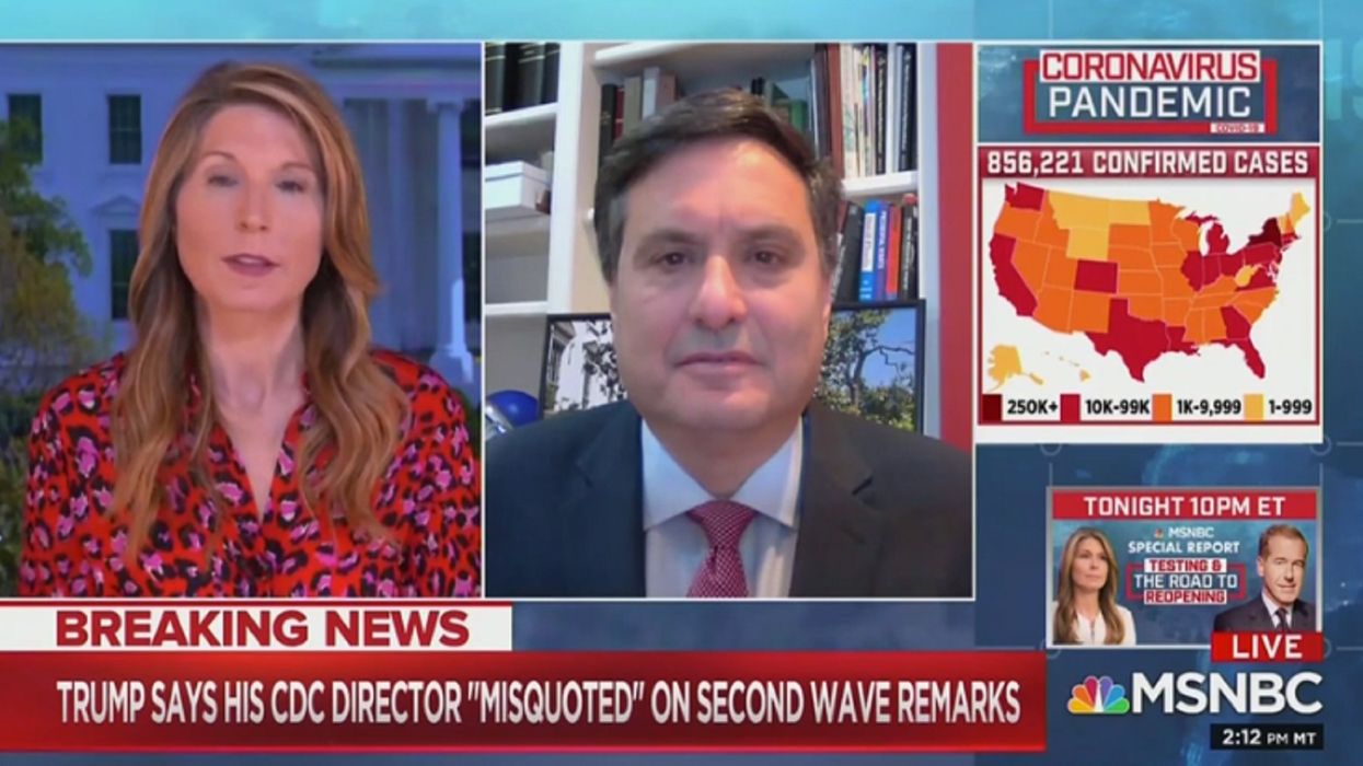 MSNBC host suggests 'silver lining' to COVID-19 crisis is that it could hurt Trump politically