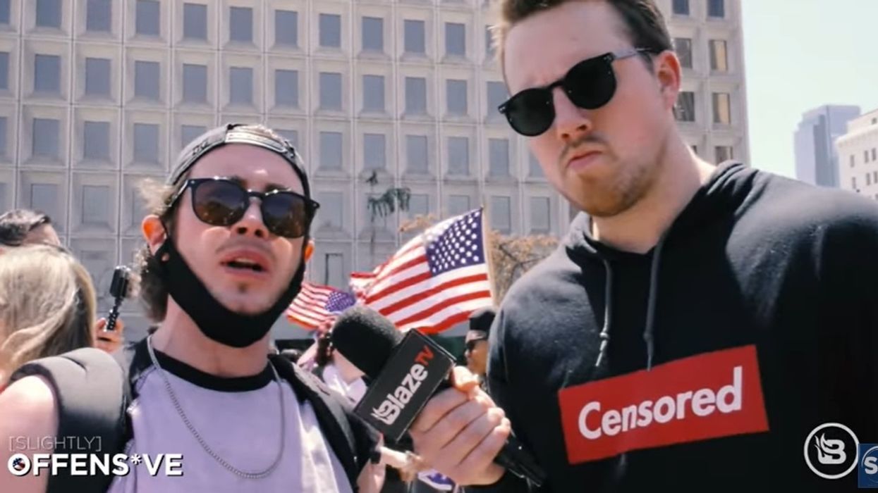 WATCH: 'Communist trash' resist Reopen California rally — it doesn't end well for them