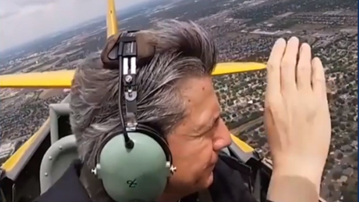 Watch: Archbishop takes to the skies over San Antonio so he 'could bless the entire city'