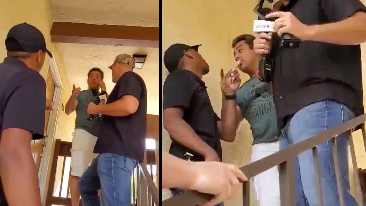 Fresno City councilman caught on video shoving anti-lockdown protesters — and gets cited for assault