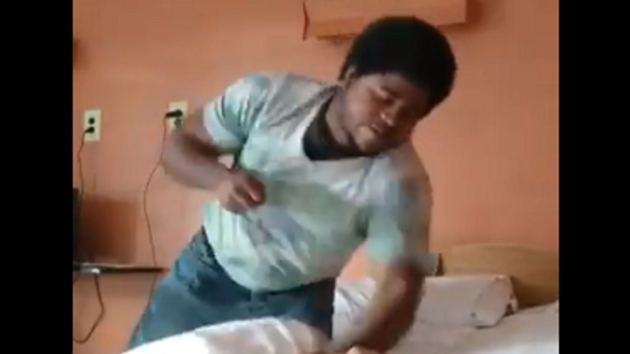 Suspect arrested after video surfaces showing violent beating of elderly nursing home patient