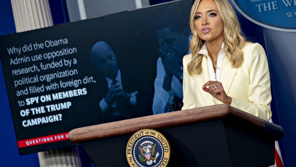 Kayleigh McEnany turns the tables on reporters, whips out slideshow with specifics on 'Obamagate'