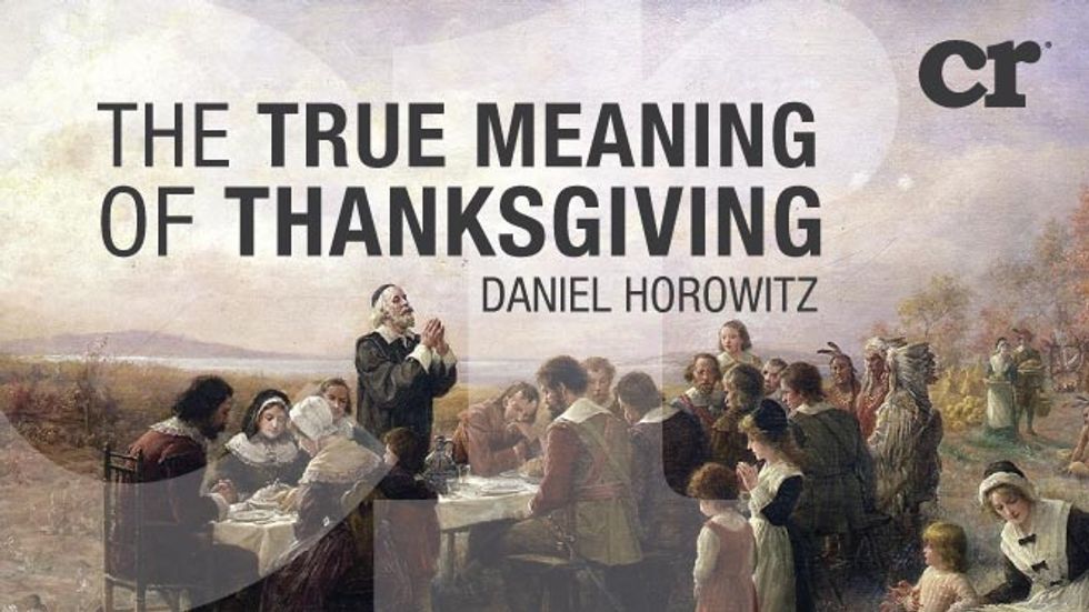 The true meaning of Thanksgiving